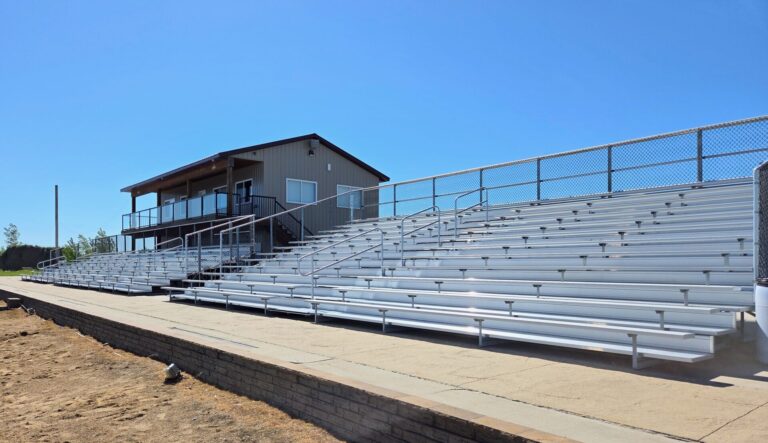 The Aberdeen Aqua Addicts have completed installation of a new set of bleachers at Dahme Lake and will host a free show on Thursday, June 18. Courtesy photo.