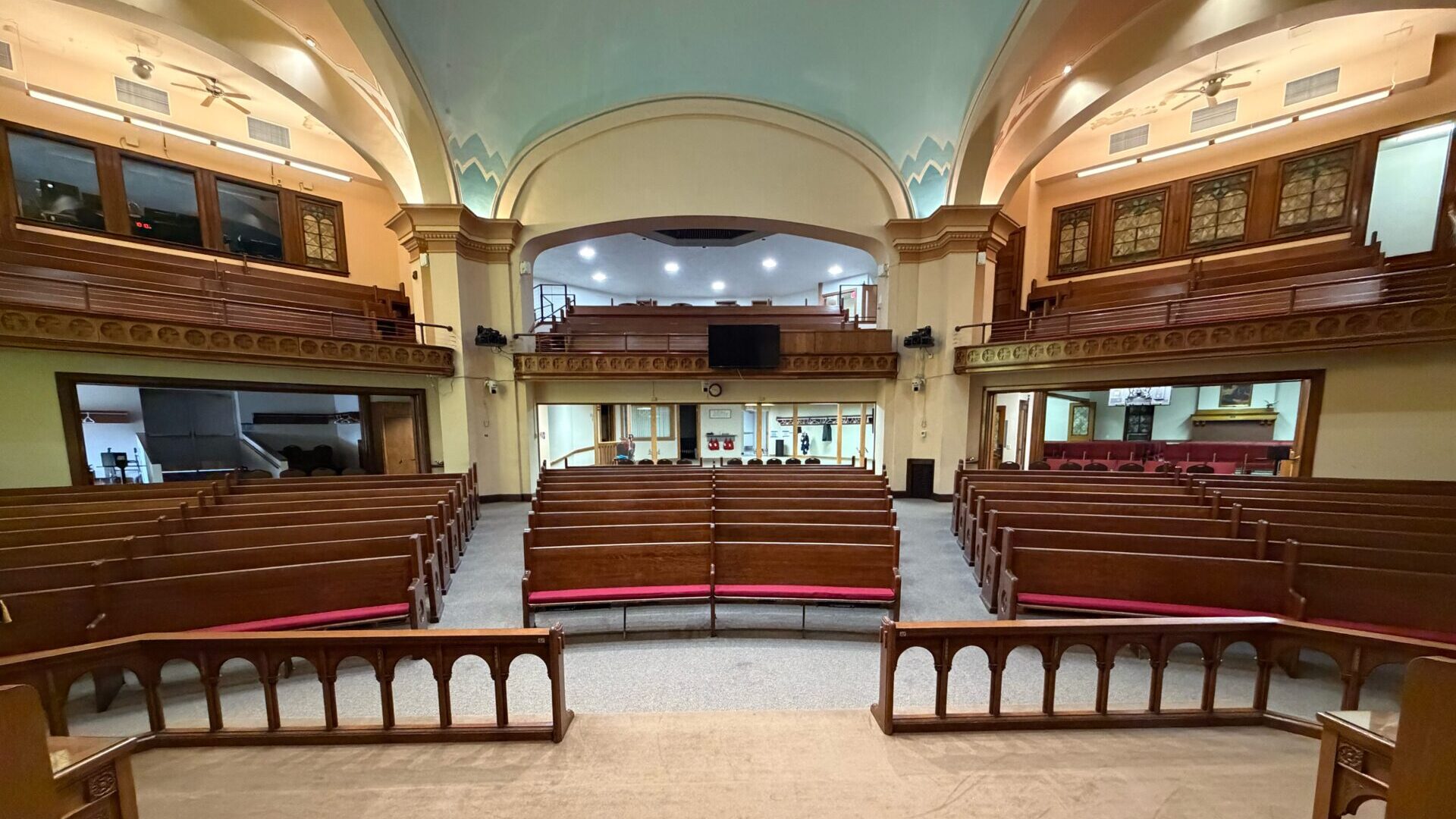 A view of the sanctuary from the alter at Aldersgate Church in Aberdeen, which is undergoing an extensive renovation. Courtesy photo.