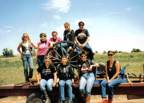 The North Dakota Ladies Run has grown from a group of nine in 1988 to close to 100 participants. The women-only motorcycle run departs Aberdeen on July 18 and will return to town later that day. Courtesy photo.