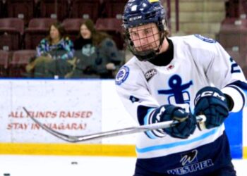 Defenseman Grant McGee was Aberdeen's second draft pick, No. 42 overall, during the North American Hockey League Entry Draft Wednesday, June 10. Courtesy photo.