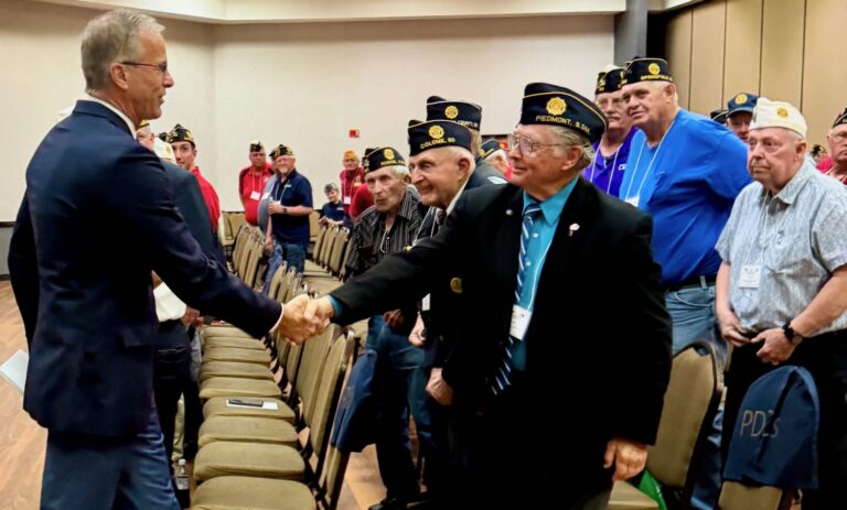 U.S. Sen. John Thune was a guest speaker Friday, June 19 at the Best Western Ramkota for the South Dakota American Legion convention. Courrtesy photo from Sen. Thune's office.