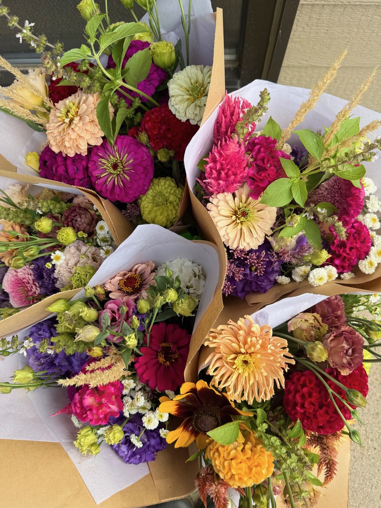 Bouquets made by Gigi Browning feature many different colors and textures. She operates Dorothy's Gardens near Mina, one of a growing number of flower farms founded in South Dakota in recent years. Courtesy photo.