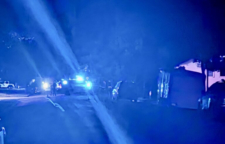 Emergency responders were on the scene of a disturbance along North Lloyd Street the night of Friday, July 17. One person died during the incident. Aberdeen Insider photo by Scott Waltman.