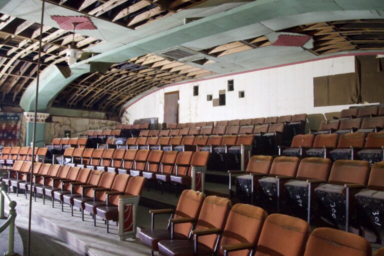 The Doland Opera House was built in 1913 after a historic fire on Doland's Main Street. Now, it's being restored. Aberdeen Insider photo by Shannon Marvel.