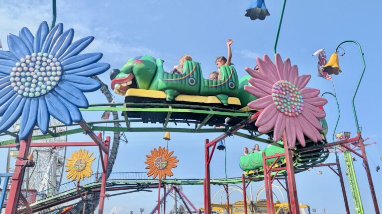 As is the case every year, kids are drawn to the rides and other features on the midway during the Brown County Fair. Aberdeen Insider photo by Scott Waltman.