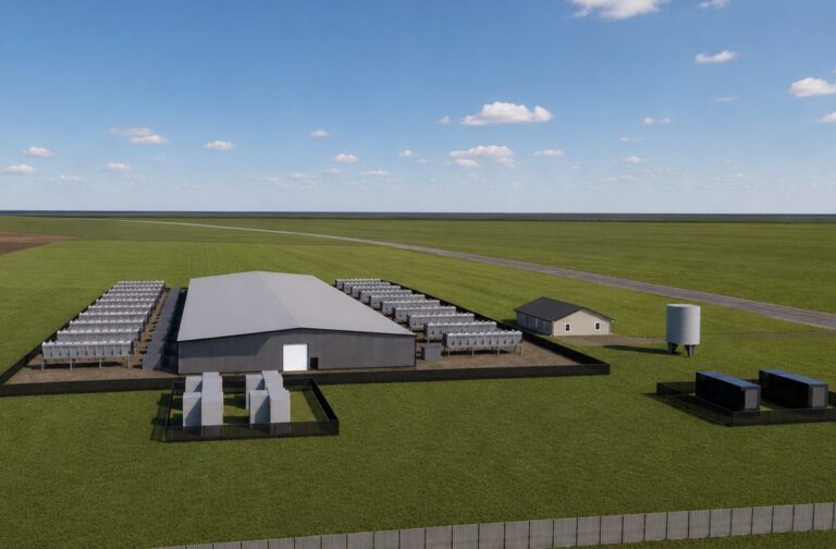 A preliminary design for Leola Data Center, which the company hopes to build in McPherson County. Courtesy rendering.