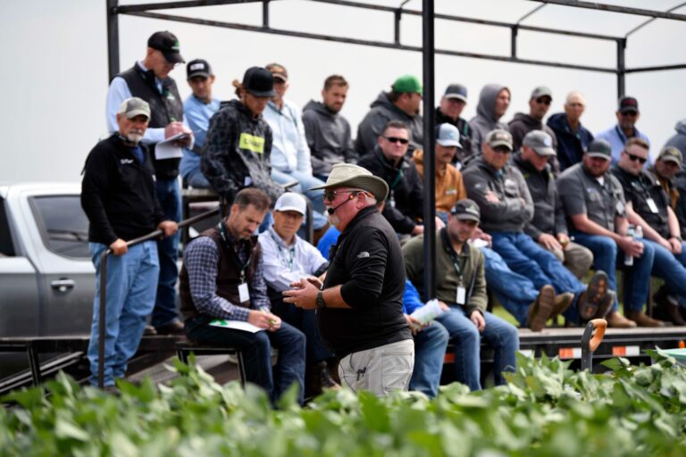 Brad Ruden, agronomist with Agtegra, will share his insights from the field trials at the Bath Research & Technology Plots during tours on Tuesday, Sept. 8; Wednesday Sept. 9; and Thursday, Sept. 10. Courtesy photos.