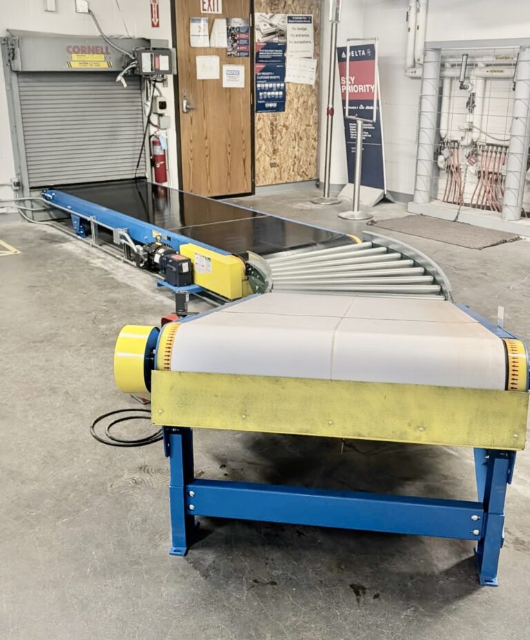 Only finishing touches remain on a construction project to create a new, secure baggage-scanning area at Aberdeen Regional Airport. A new, larger machine to screen luggage will be added in the weeks ahead. Aberdeen Insider photo by Scott Waltman.