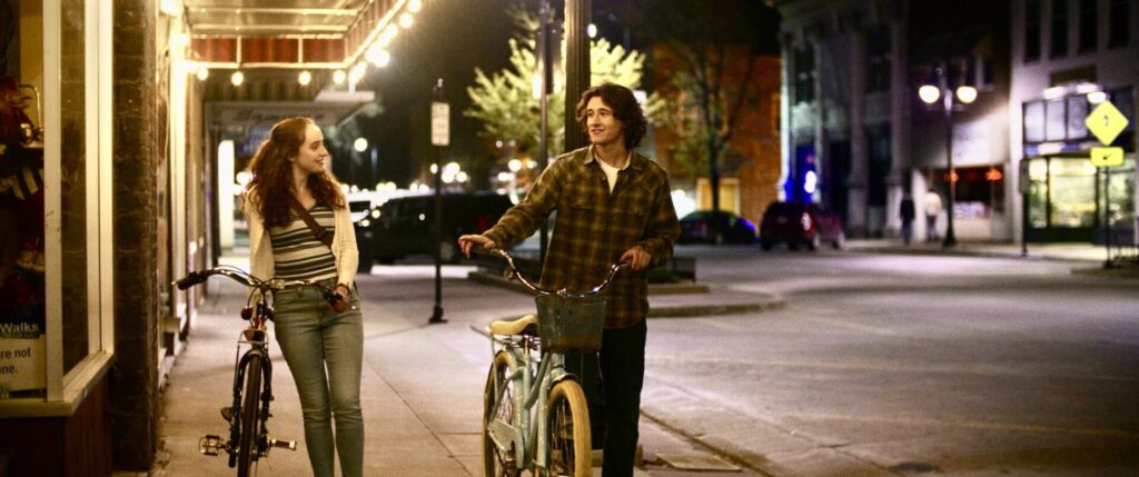 "Thread Bound" starring Hailey Ibberson, left, as Ellie and Brady Copeland as Sam, was shot in Aberdeen. It premieres Thursday, Sept. 17 at the Capitol Theatre. Photo courtesy of Labyrinth Films.