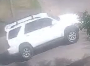Police are looking for a 2009 model or older white Toyota 4Runner as part of an investigation into reports of gunshots in the 2000 block of Third Avenue Southeast on Sunday, Sept. 13. Courtesy photo
