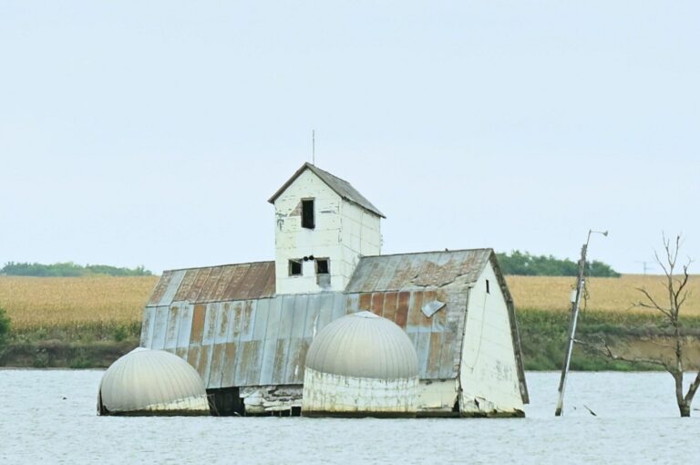 World-class Sunken Prairie Golf Course will also offer fishing, hunting opportunities near Webster 4 The barn and silos of the Reetz family farm sit in the middle of Reetz Lake. The buildings have become the centerpiece of Sunken Prairie Golf Club, scheduled to open in spring 2028 just south of Webster. Aberdeen Insider photo by Robb Garofalo.