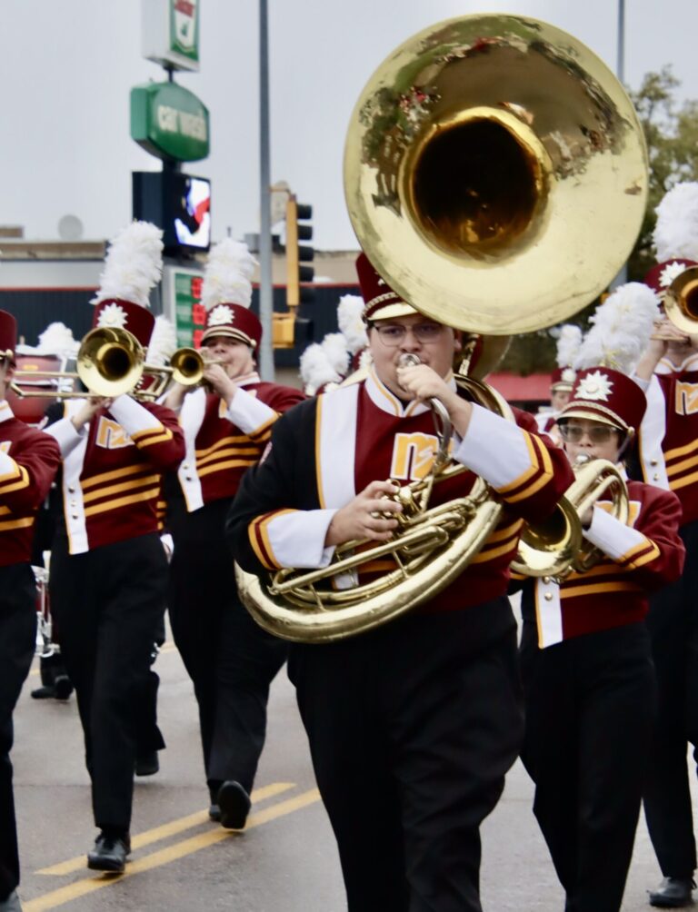 The Northern State Marching Wolves led the Gypsy Day homecoming parade down Main Street on Saturday, Sept. 26. Aberdeen Insider photo by Scott Waltman.